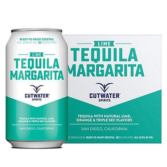 Cutwater Tequila Lime Margarita 4pk - ishopliquor