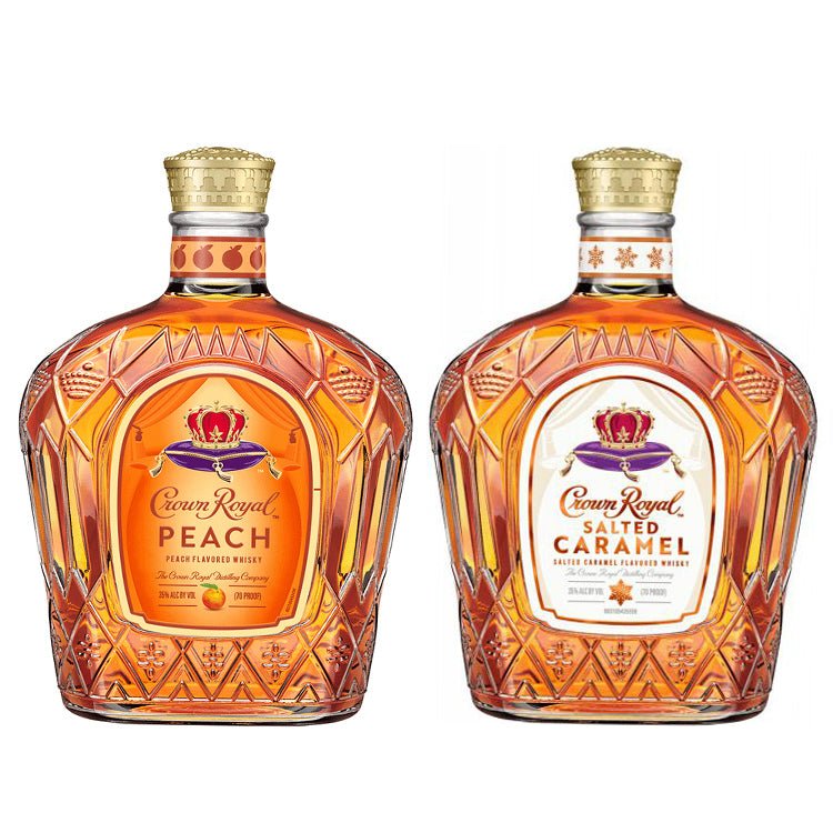 Crown Royal Peach & Crown Royal Salted Caramel Bundle i Shop Liquor