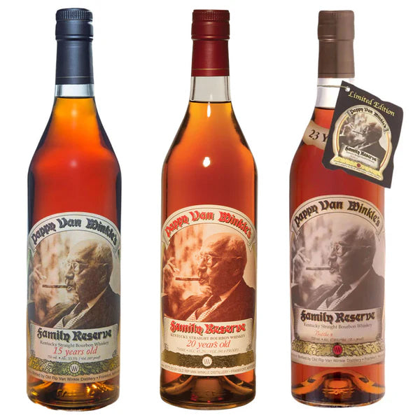 Pappy Van Winkle 15 Year, 20 Year, & 23 Year Value Bundle - i Shop Liquor