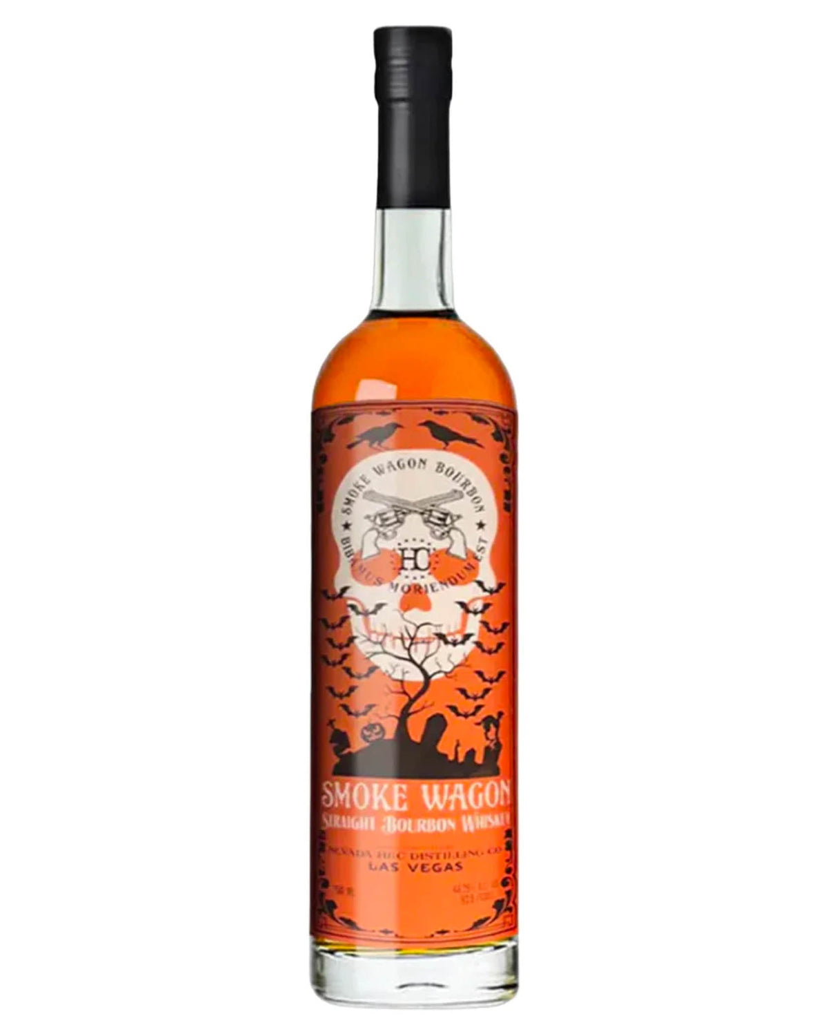 Smoke Wagon Straight Bourbon Whiskey Halloween Glow in the Dark Edition 2023 - i Shop Liquor
