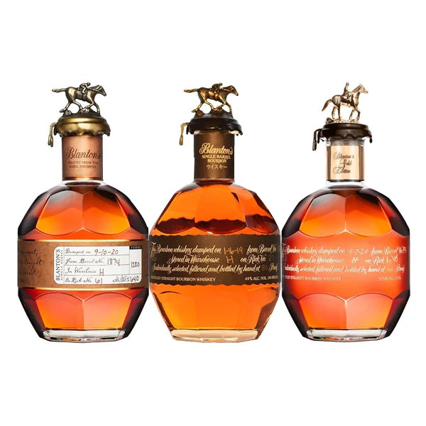 Blanton's Straight From The Barrel, Black Label & Gold Label Bundle - i Shop Liquor