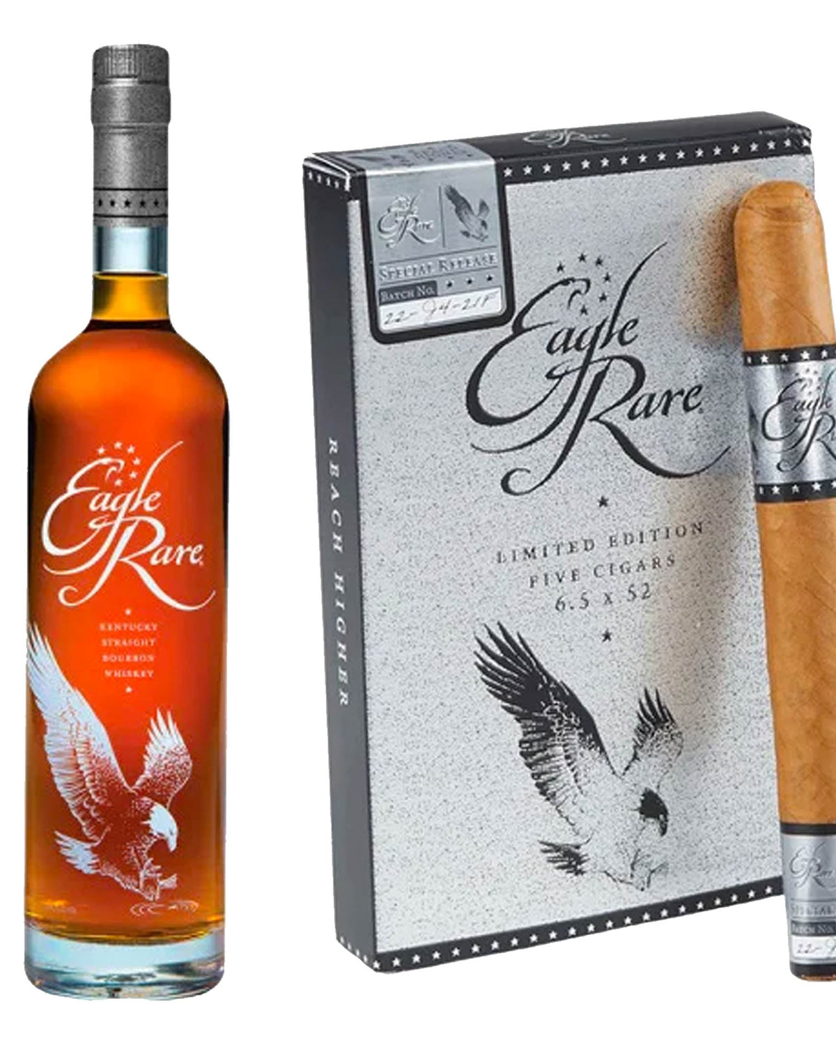 Eagle Rare and Eagle Rare Toro Cigar 5 Pack Case Value Bundle - i Shop Liquor