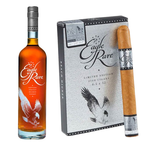 Eagle Rare and Eagle Rare Toro Cigar 5 Pack Case Value Bundle - i Shop Liquor