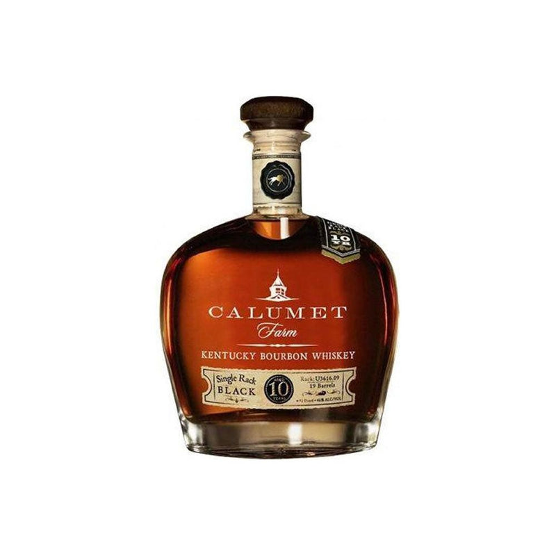 Calumet Farm 10 Year Old Single Rack Black Bourbon Whiskey - Whiskey Caviar