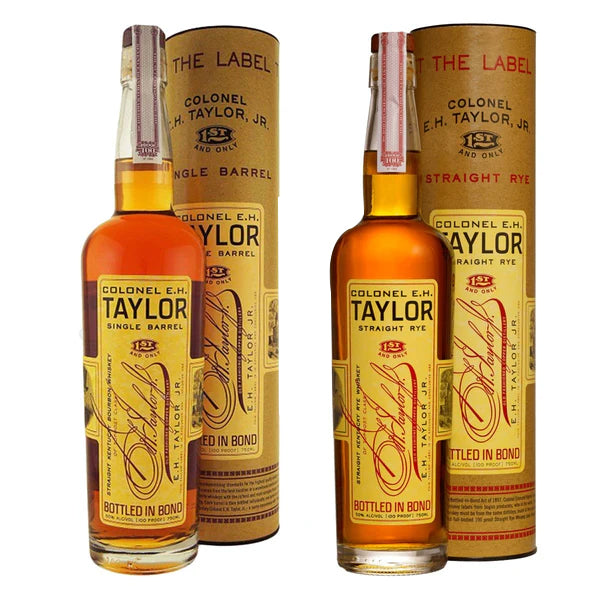 E.H. Taylor Single Barrel Bourbon & Straight Rye Bundle