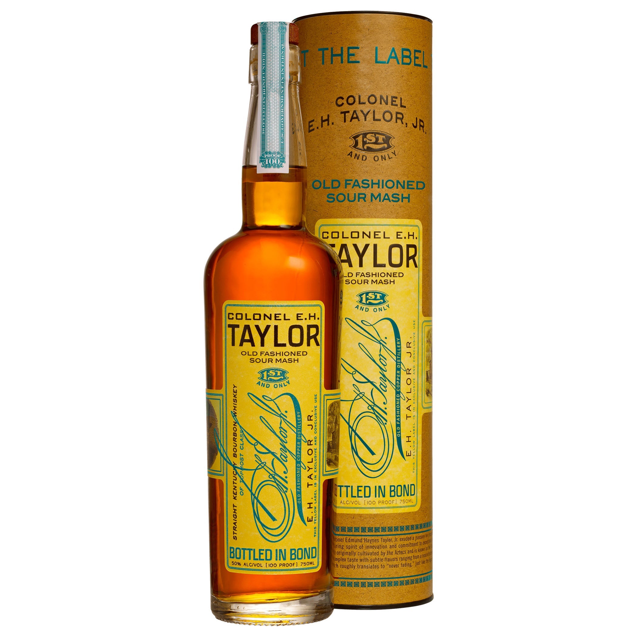 Colonel E.H. Taylor Old Fashioned Sour Mash Kentucky Bourbon Whiskey ...