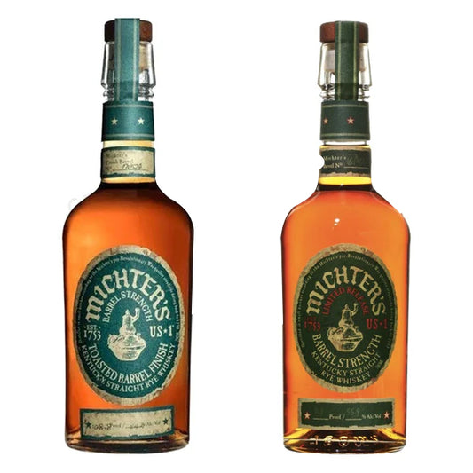 Michter's Toasted Barrel Finish Rye Limited Release Bourbon & Barrel Strength Rye Bundle