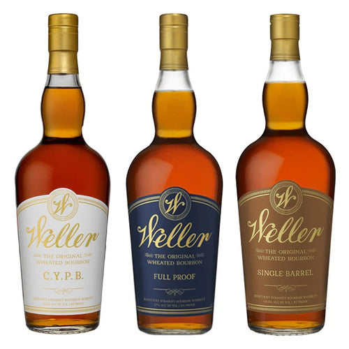 W.L. Weller C.Y.P.B. Bourbon, Full Proof & Single Barrel Bundle - i Shop Liquor