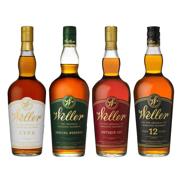 W.L. Weller C.Y.P.B. Bourbon, Special Reserve, Antique 107 & 12 Year Bundle - i Shop Liquor