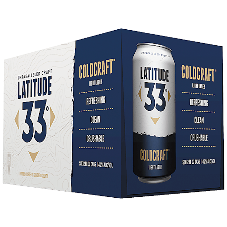 Latitude 33 Coldcraft Light Lager 6 Pack - ishopliquor