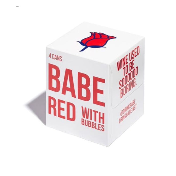 Babe Red With Bubbles 4 Pack - ishopliquor