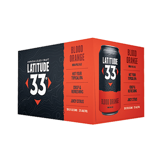 Latitude 33 Blood Orange Ipa Beer 6 Pack - ishopliquor