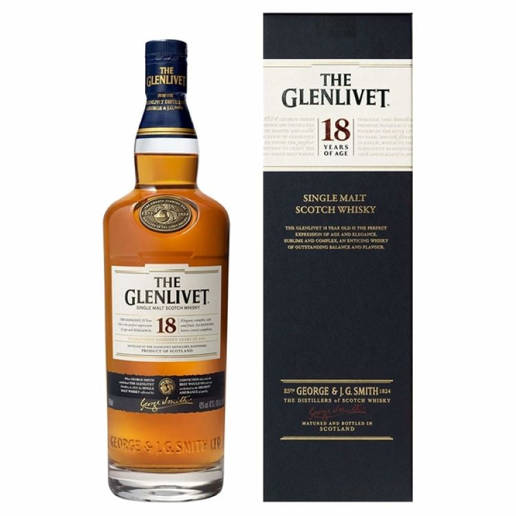 Glenlivet 18 Year Scotch - ishopliquor