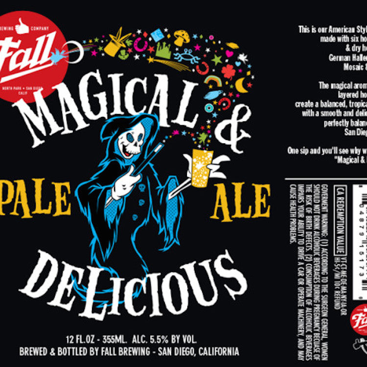 Fall Brewing Magical And Delicious Pale Ale 6 Pack - ishopliquor