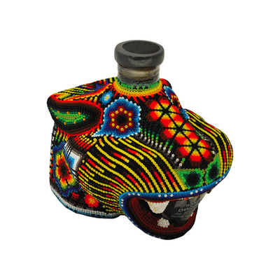 Chaquira Beaded Jaguar Extra Anejo Tequila - ishopliquor