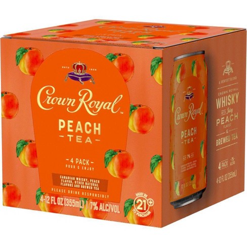 Crown Royal Peach Tea Whisky Cocktail - i Shop Liquor