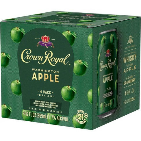 Crown Royal Washington Apple Whiskey 4pk