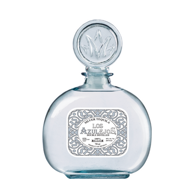 Los Azulejos Plata Tequila - ishopliquor