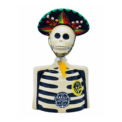 Los Azulejos Skelly Anejo Tequila - ishopliquor