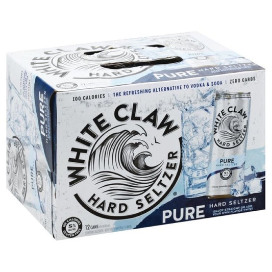 White Claw Pure Seltzer 12 Pack - ishopliquor