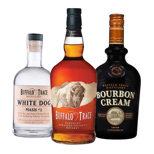 Buffalo Trace Bourbon, Bourbon Cream & White Dog Mash #1 Bundle