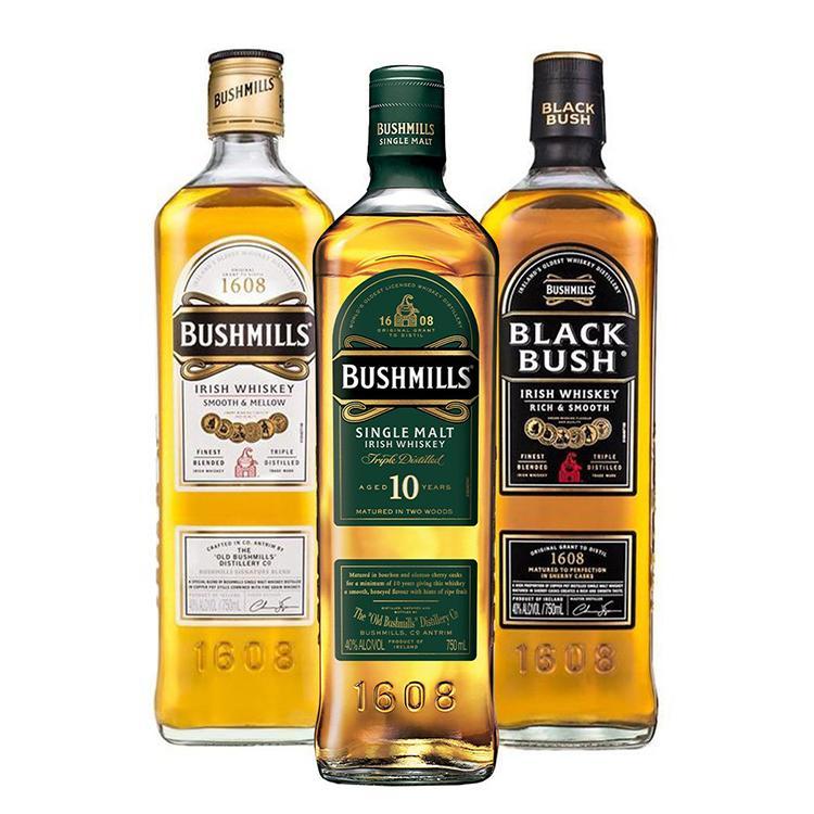 Bushmills Irish Whiskey & 10 Year & Black Bush Bundle - i Shop Liquor