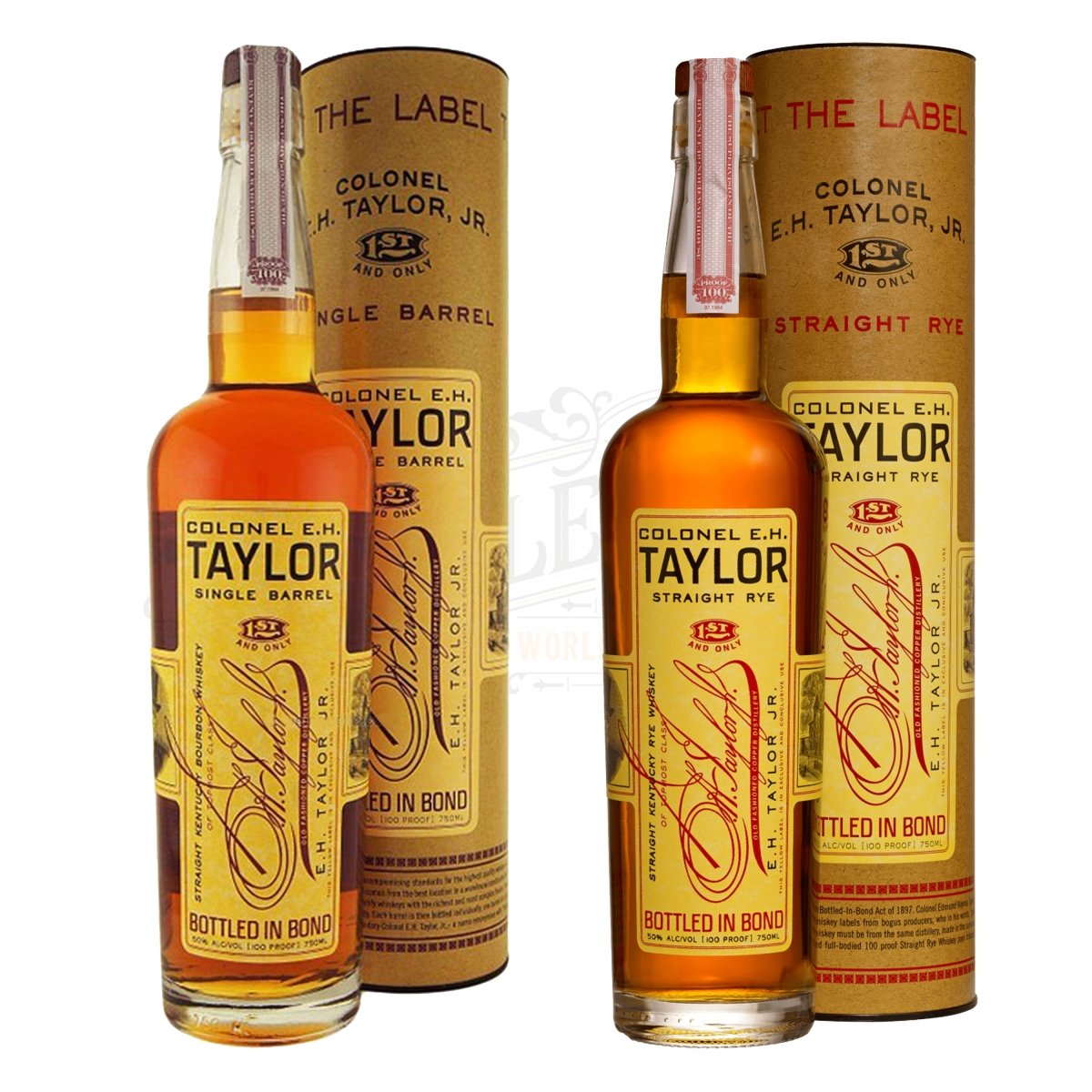E.H. Taylor Single Barrel Bourbon & Straight Rye Bundle