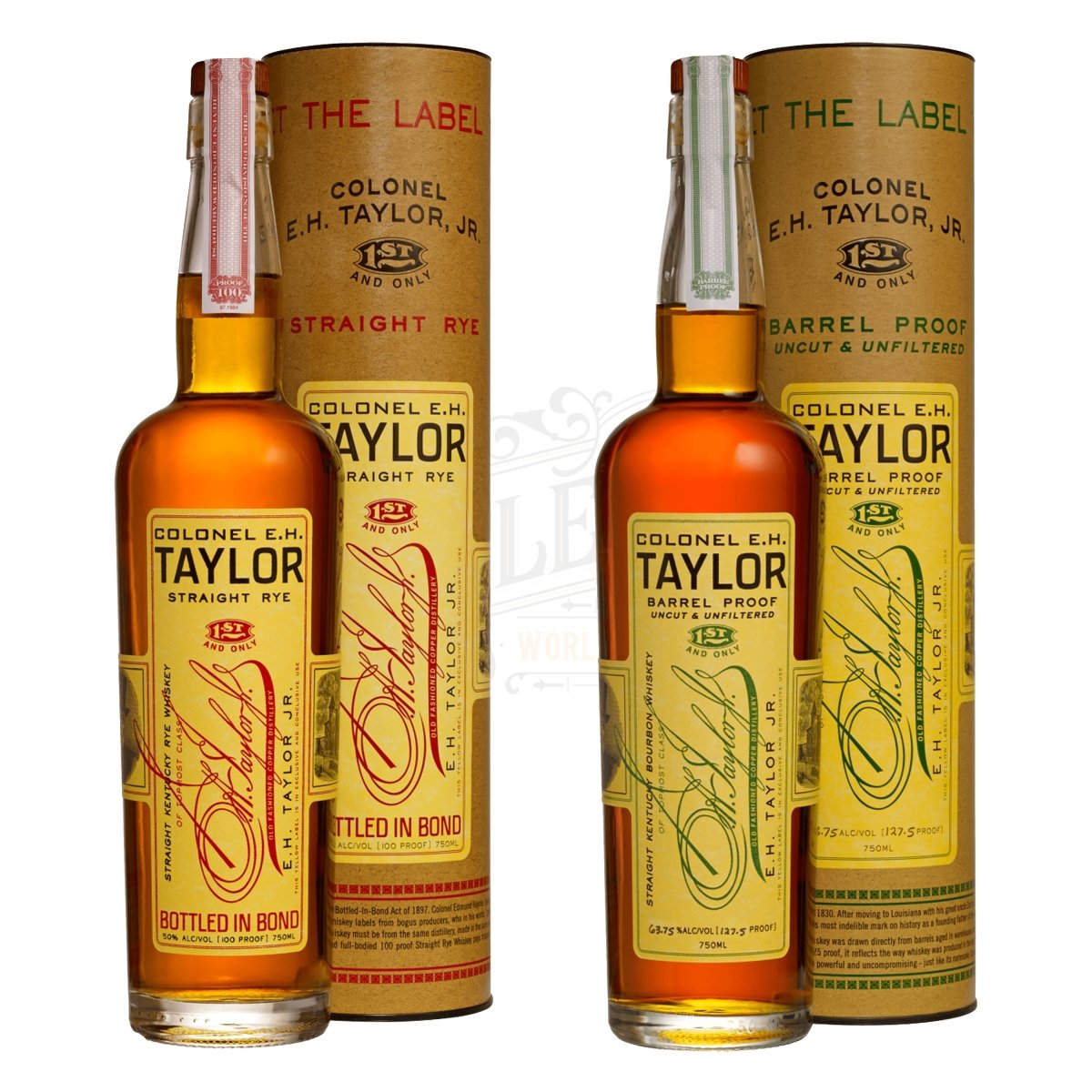 E.H. Taylor Straight Rye Bourbon & Barrel Proof Bundle
