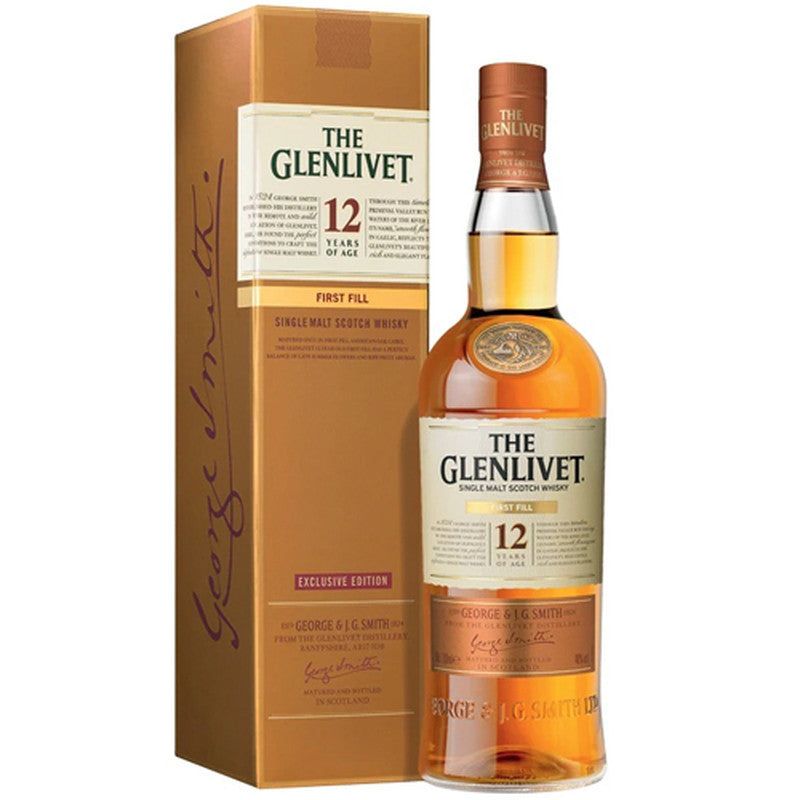 Glenlivet 12 Yr First Fill Scotch - ishopliquor