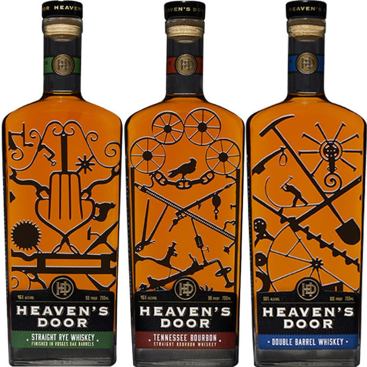 [BUY] Bob Dylan's Heaven's Door Whiskey Gift Set Fast Delivery i Shop Liquor