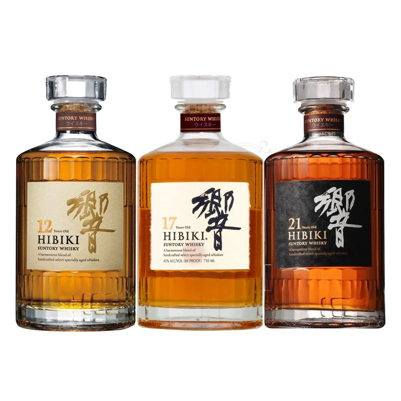 Hibiki 12 Year, 17 Year & 21 Year Bundle