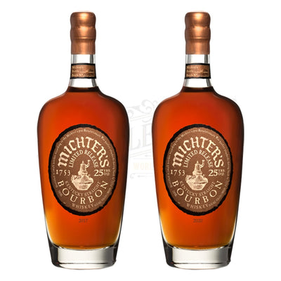 Michter's 25 Year Bourbon 2017 & 2020 Bundle