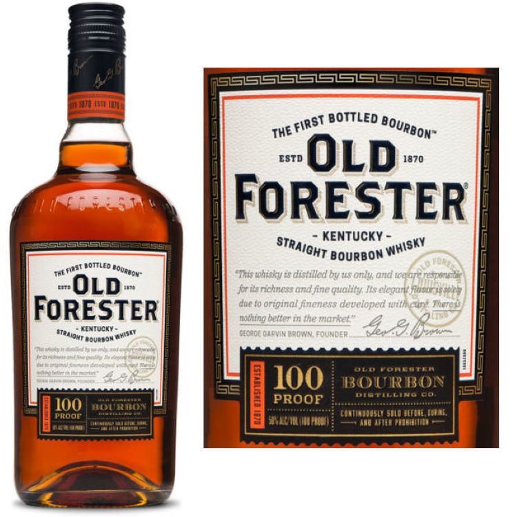 Old Forester 100 Proof Bourbon - ishopliquor
