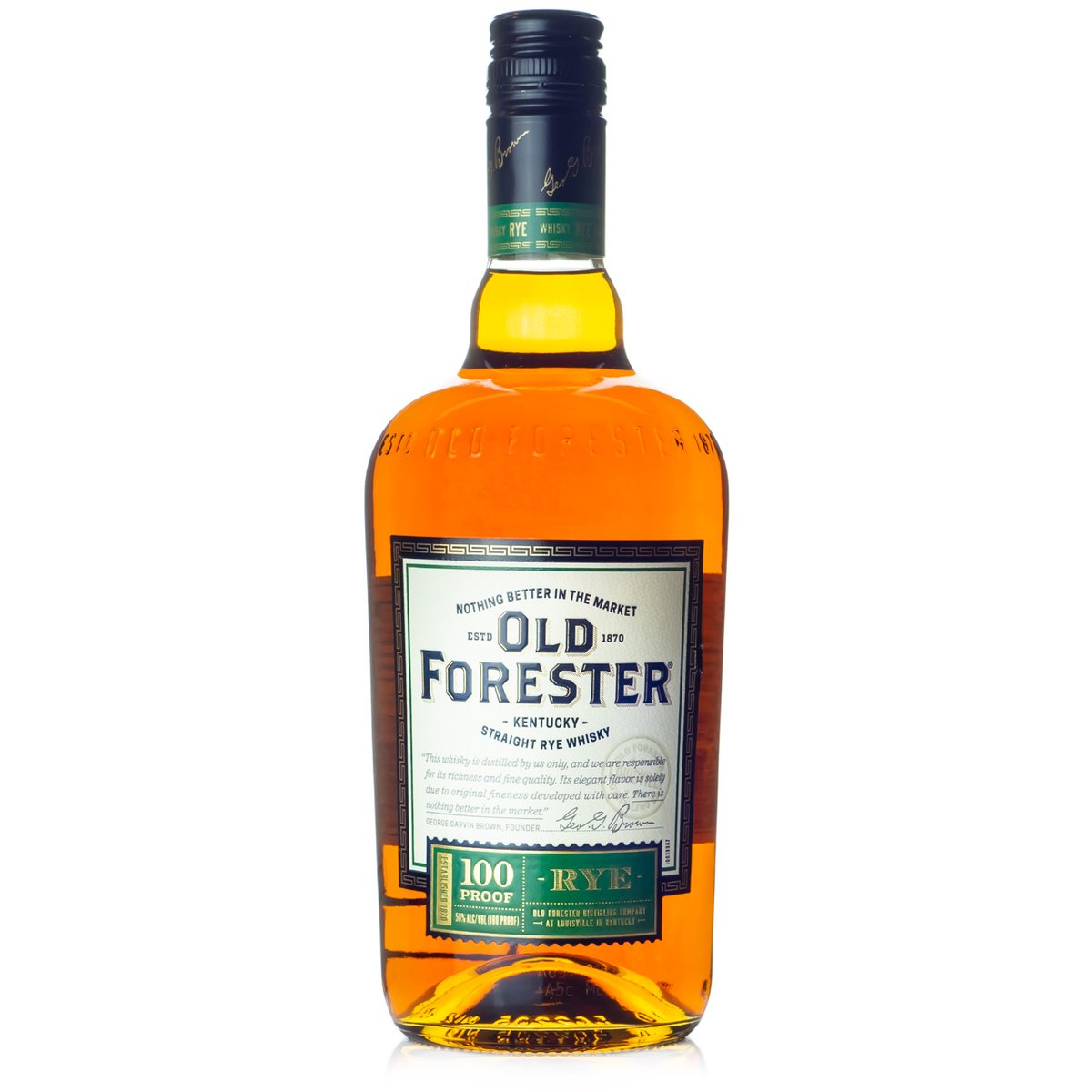 Old Forester Rye Whiskey 100 Proof