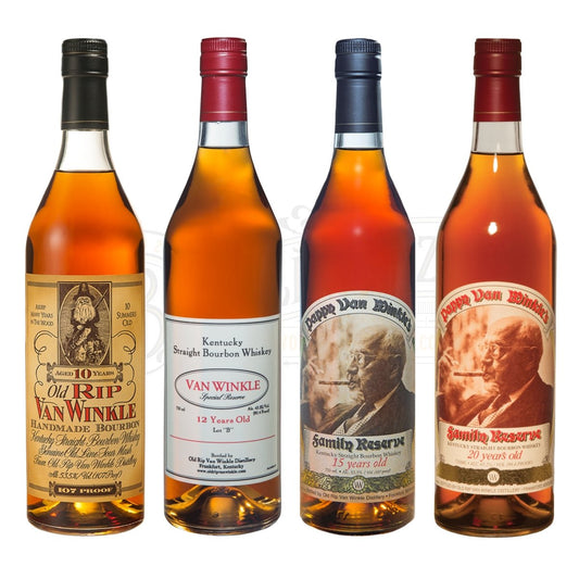 Pappy Van Winkle 10 Year Bourbon, 12 Year, 15 Year & 20 Year Bundle
