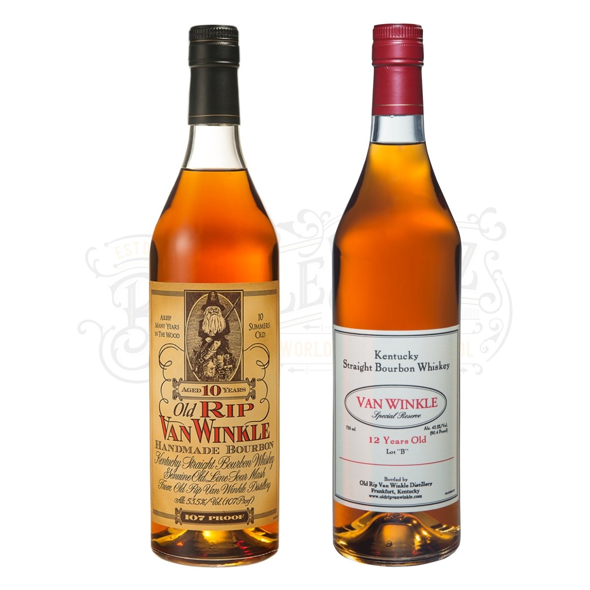 Pappy Van Winkle 10 Year Bourbon & 12 Year Bundle – i Shop Liquor