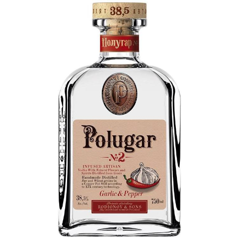 Polugar No. 2 Garlic and Pepper Vodka