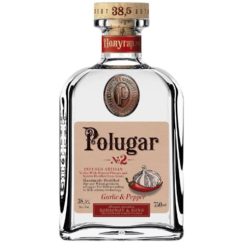Polugar No. 2 Garlic and Pepper Vodka - i Shop Liquor