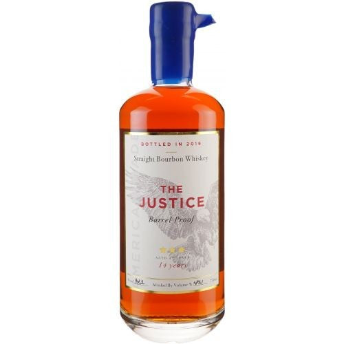 The Justice Barrel Proof 16 Year Bourbon